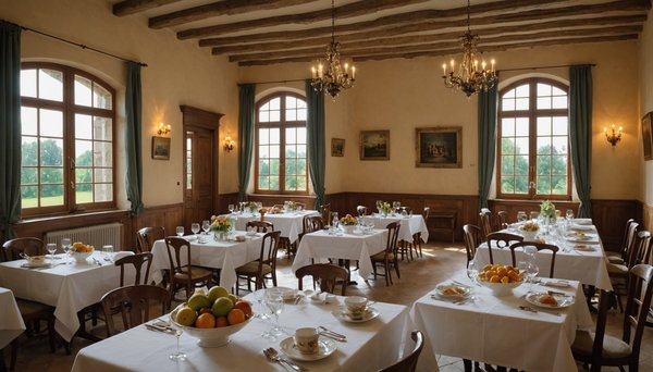 les prestataires des chambres spacieuses avec petit déjeuner buffet à auxonne