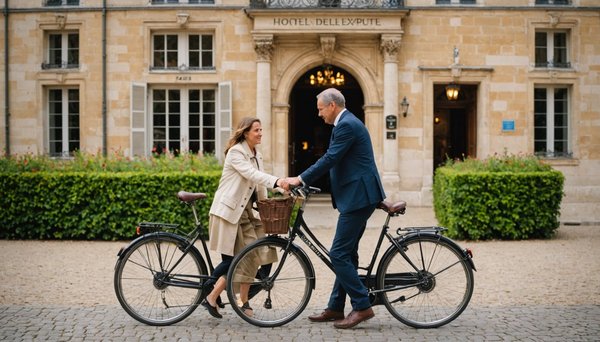 Les meilleurs itinéraires pédestres et cyclables pour accéder à l'hôtel d'Auxonne en centre-ville